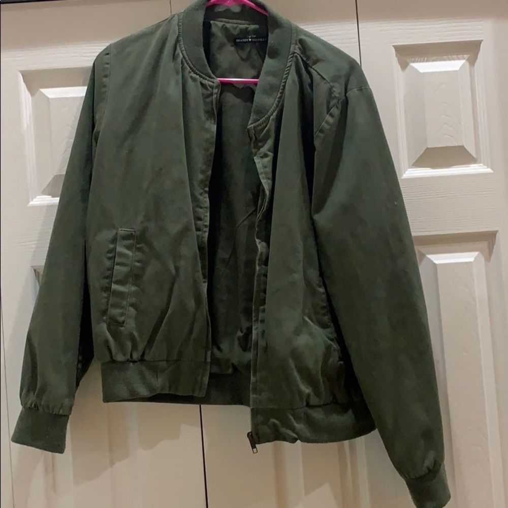 Brandy Melville olive green jacket